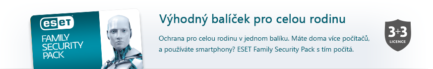 Výhodné bezpečnostní řešení pro celou rodinu